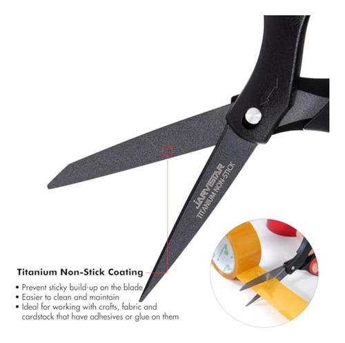 Tijeras Para Zurdos Jarvistar Tijeras Antiadherentes De Tita
