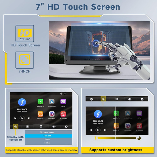 Car Play - Portatil Universal 7 Pulgadas - Apple/android