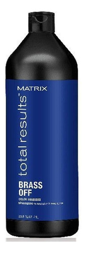 Brass Off Matrix Shampoo Matizador Azul 1 Litro