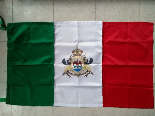 Bandera México Iturbide Y Maximiliano Imperial Historicas