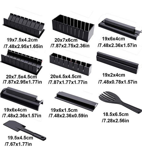 Kit De Equipamento Japonês Para Fabricação De Sushi Com Bola