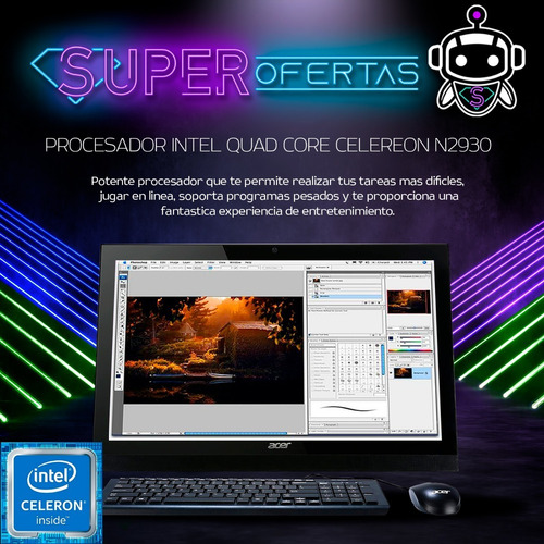 Acer Todo En Uno All In One = I3 4gb Ram + 1tb + Regalos !!