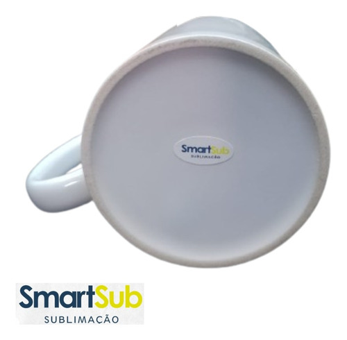 6 Canecas P/ Sublimação Branca Importada Aaa 325ml Smartsub