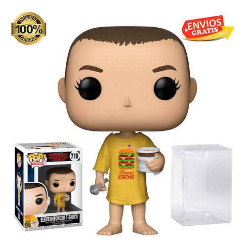 Funko Pop Eleven Hamburguesa 718 Stranger Things Protector