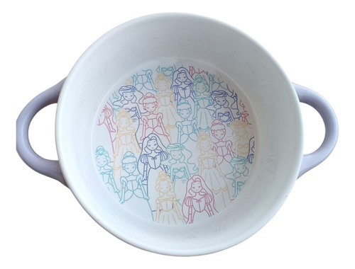 Set 4 Bowl Disney Princesas 350ml - Ideal Para Cocina