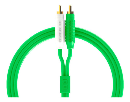 Cable Rca A Rca De 2 Metros Audio 2.0 Verde Chroma Dj Techto