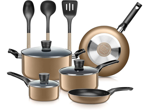 Servicio De Cocina Serenelife Ollas Y Sartenes Utensilios De