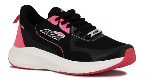 Avia Zapatillas Acordonadas Para Dama Ron- Black/coral