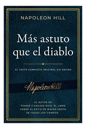 Libro Más Astuto Que Diablo: (spanish Edition)