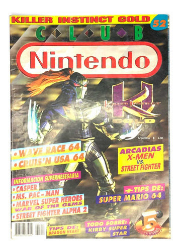 Revista Club Nintendo Número #52 1996