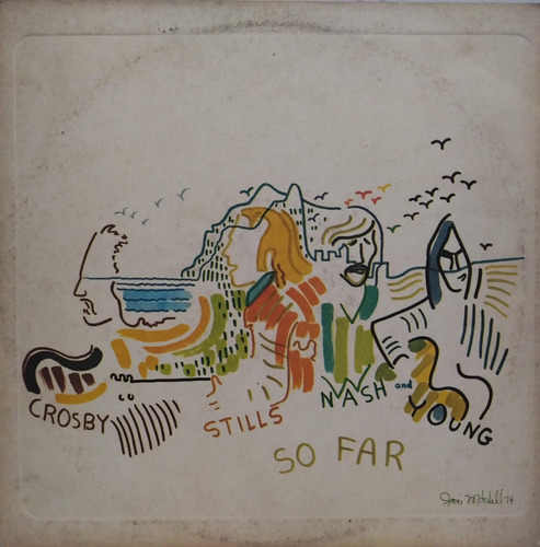 Crosby, Stills, Nash & Young  So Far Lp Usa Impecable 1974