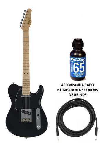 Guitarra Elétrica Tagima T-550 Bk Lf-wh Telecaster Regulada