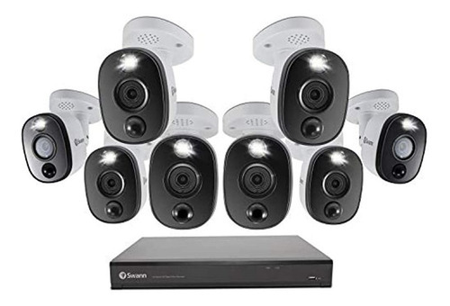 Swann Sistema De Seguridad Dvr De 16 Canales Y 8 Cámaras, Vi