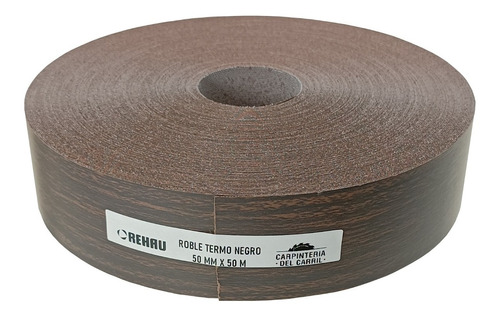 Tapacanto Rehau Roble Termo Negro 50 Mm X 50 M C/ Cola Egger