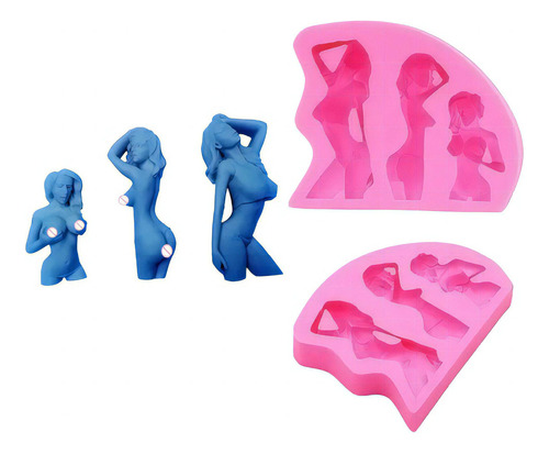 Molde De Silicone Mulher Erótico Para Confeitaria E Biscuit