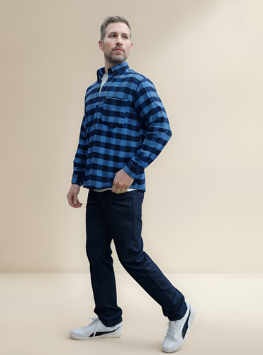 Camisa Leñadora Hombre Abrigada Cuadros
