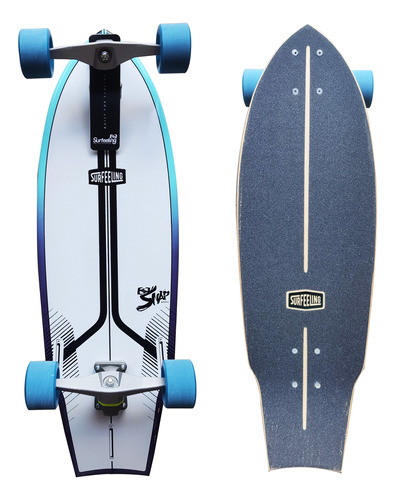 Simulador De Surf Skateboard Surfeeling Snap New