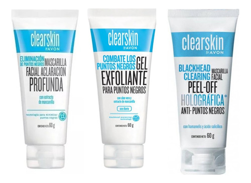 Set Mascarilla Puntos Negros Clearskin Avon