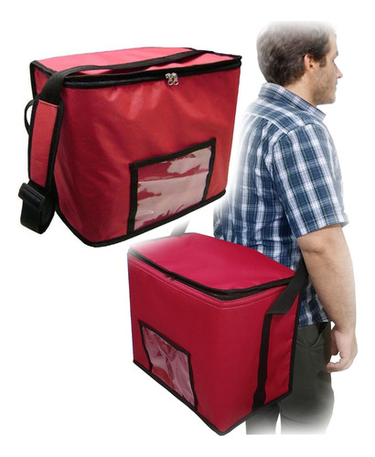 Bolso Termico Delivery O Camping, Correa Regulable, Plegable