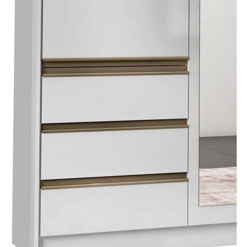 Imagen 3 de 7 de Placard Ropero 4 Puertas 6 Cajones 212x212x047 - Alvorada