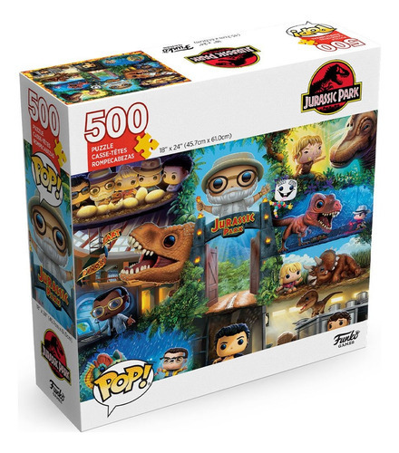 Funko Games! Puzzle De 500 Pcs Jurassic Park