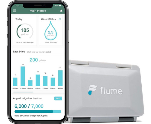 Flume 2 Monitores De Agua Inteligentes Para El Hogar Y Detec