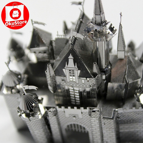 Rompecabezas 3d De Metal Castillo Bella Durmiente Para Armar
