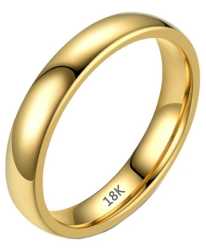 Anillos De Matrimonio Chapado En Oro 18k Modelo Berlín (par)