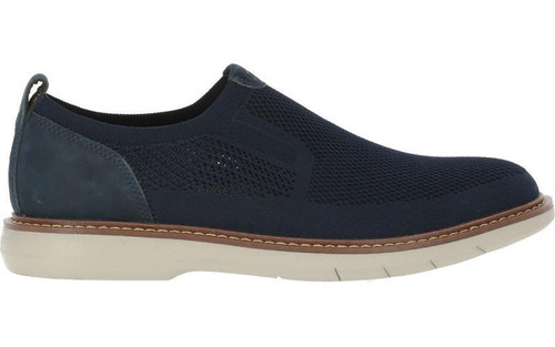 Zapato Casual Hombre Hush Puppies Azul Mocasin Apolo Hp11001