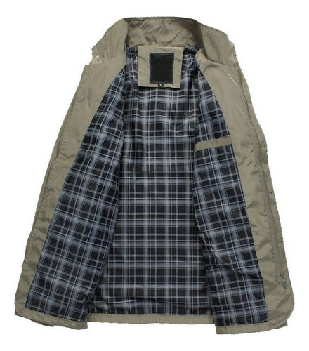 Cabolsa Parka Cortavientos Informal De Invierno For Hombre