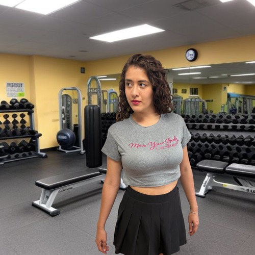 Crop Tops Deportivos Mujer Kit De 3 Playeras Para Gym Multicolor Unitalla