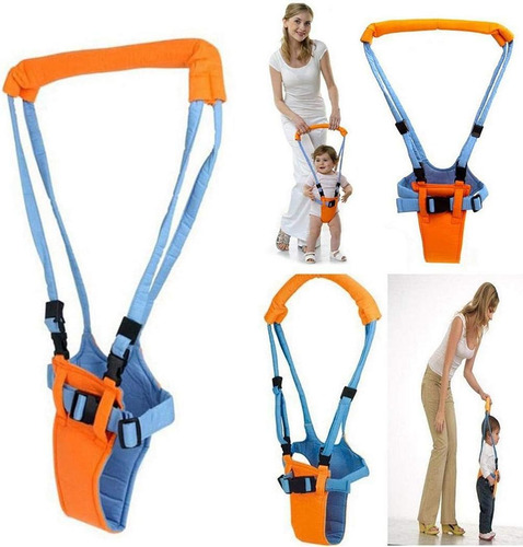 Andador Infantil Suporte Para Bebe Aprender Andar Cor Azul