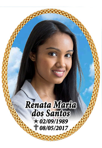 Foto Porcelana 9x12 Túmulo Jazigo Lápide Finados Fotoporcela