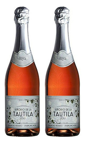 Vino Espumoso Rosado Non-alcoholic Tautila 750ml (2 Botellas