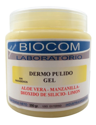 Dermopulido Gel Limon X 250 Aloe - Manzanilla - Biocom