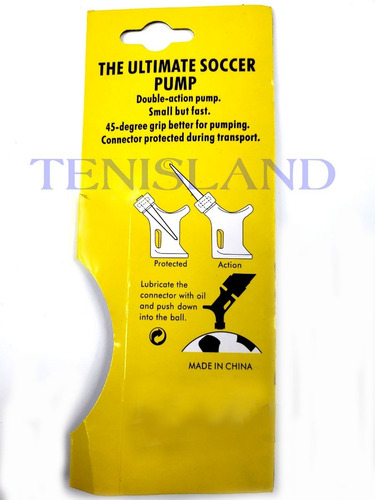 Imagen 4 de 9 de Inflador Pelota Doble Accion Pump Manual