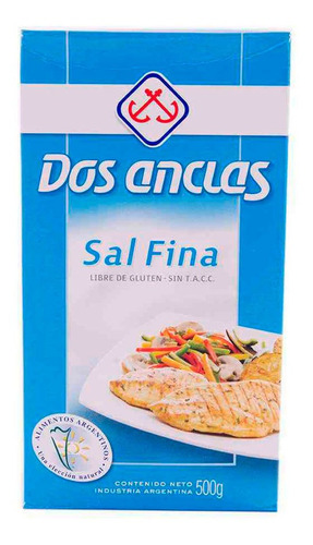 Sal Fina Dos Anclas Estuche 500 Gr