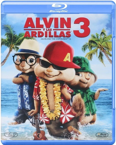 Alvin Y Las Ardillas 3 Película Blu-ray Nuevo 