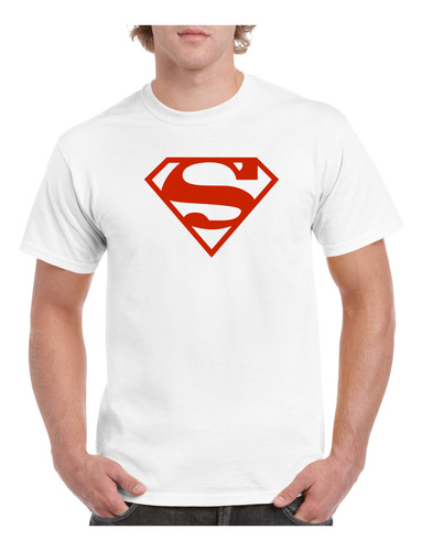 Polera Hombre Estampado Superman