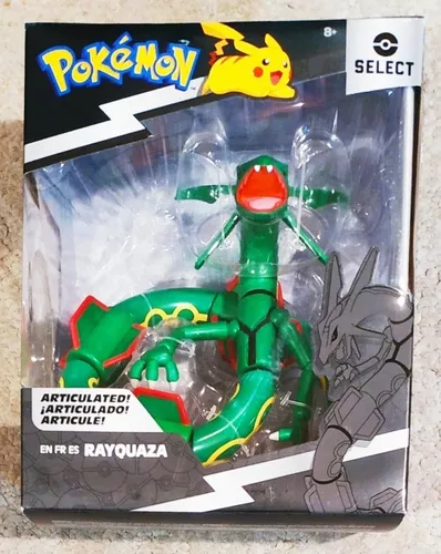 Pokémon Figura Articulada Rayquaza Select - Jazwares