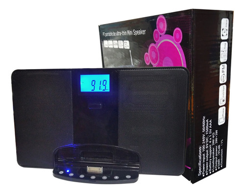Corneta Amplificador Sonido Fm Control Remoto iPhone Y iPod