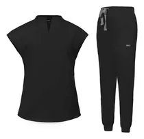 Comprar Conjunto Médico Para Mujer Top Jogger Uniforme Enfermera Hzx