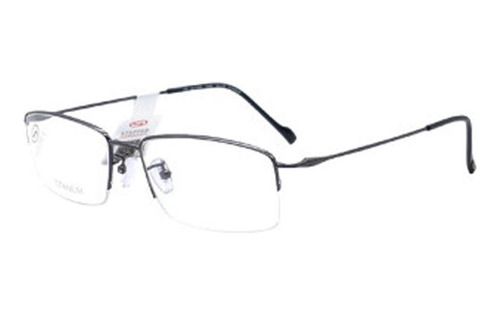 Óculos Armação Stepper Si-60236 F029 Masculino Titanio Preto