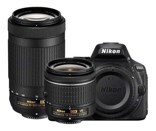 Camara Nikon D5600 Kit 18-55mm + 70-300mm Af-p 