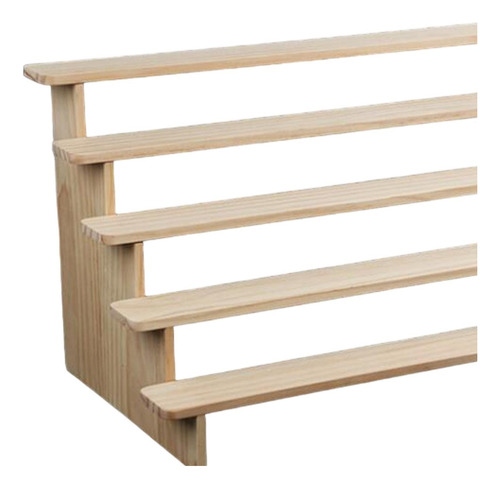 Estante De Exhibición De Madera Con Escalera De 5 Capas Xl