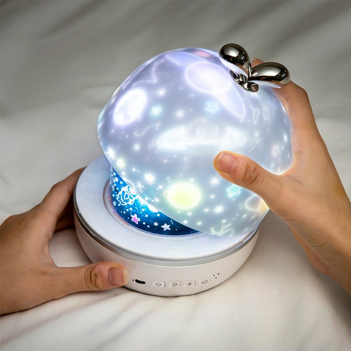 Velador Proyector Led Infantil Lampara Usb Luz De Noche