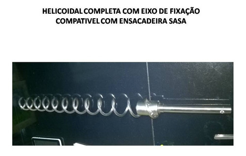 Rosca Transportadora Helicoidal Sem-fim C/ Eixo