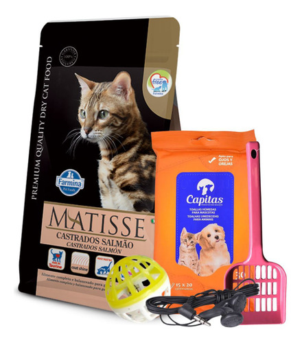 Alimento Matisse Salmón Gato Castrado 7.5 Kg + Regalo!