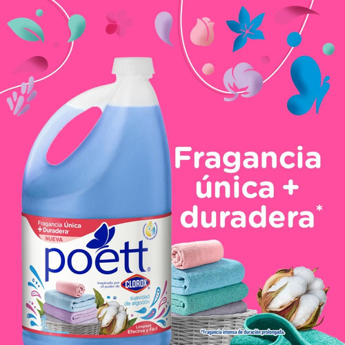 Limpiador Multiusos Aromatizante Suavidad De Algodón 4 L
