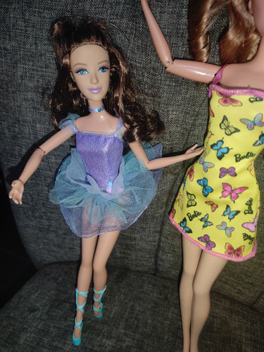 Barbies Princesas Bailarinas Edeline/fallon/isla Película (Usado)